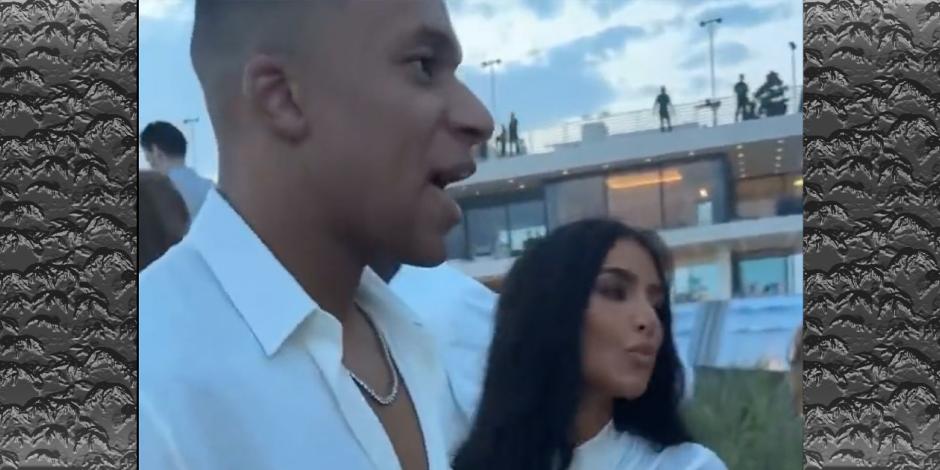 Mbappé y Kim Kardashian buron vistos juntos en una fiesta privada.