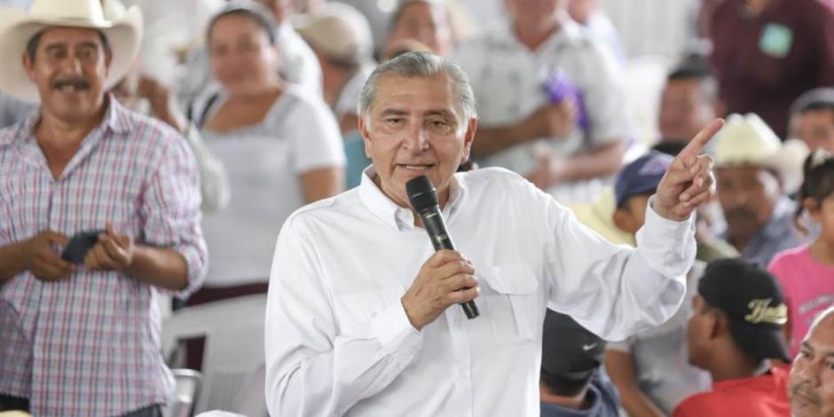 Morena le ganará a cualquier candidato de la oposición en 2024, asegura Adán Augusto.