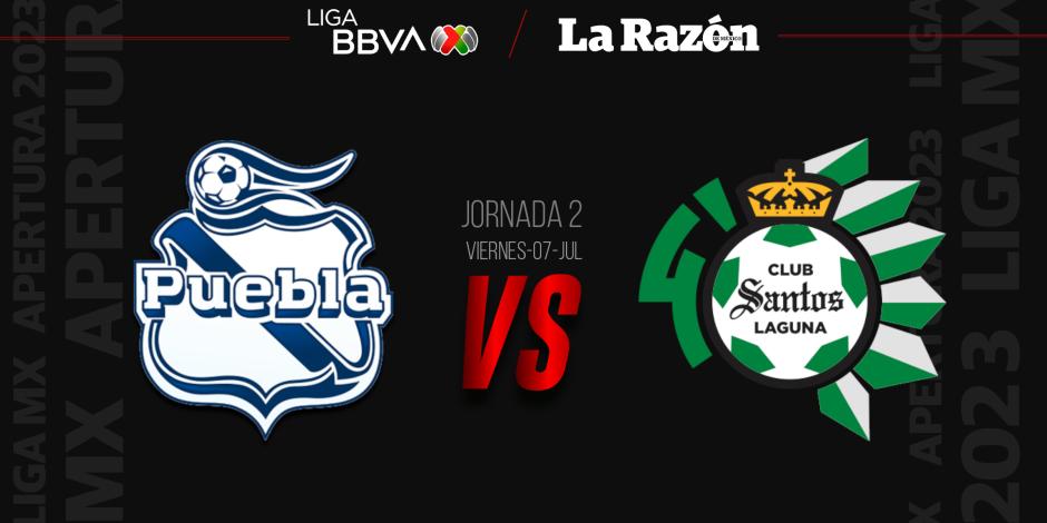 Puebla vs Santos Jornada 2 Liga MX Apertura 2023