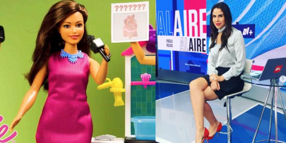 Paola dijo 'no' a ser 'Barbie reportera'.