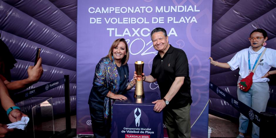 Arranca en Hidalgo el Trophy Tour del Campeonato Mundial de Voleibol de Playa Tlaxcala 2023