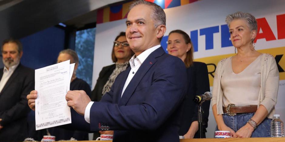 Miguel Ángel Mancera aspira a ser canddiato a la presidencia en el 2024.