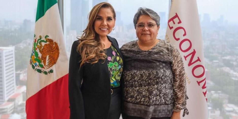 Mara Lezama y Raquel Buenrostro se reúnen para establecer las acciones y trabajos para detonar la economía de Chetumal, el estado y la región.