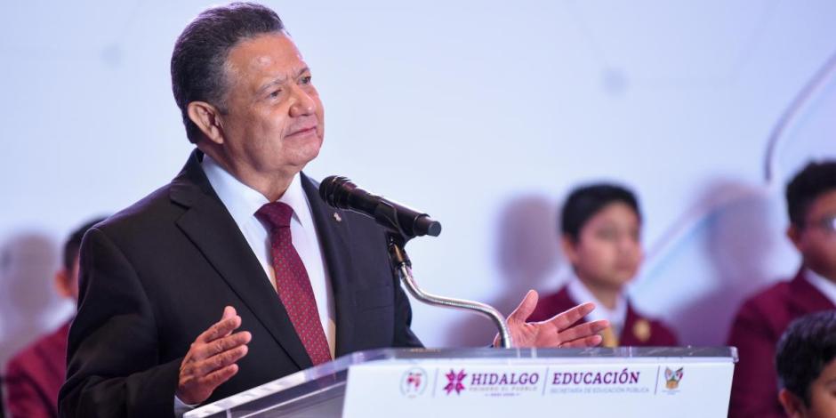 Educación base fundamental de la transformación de Hidalgo: Julio Menchaca.
