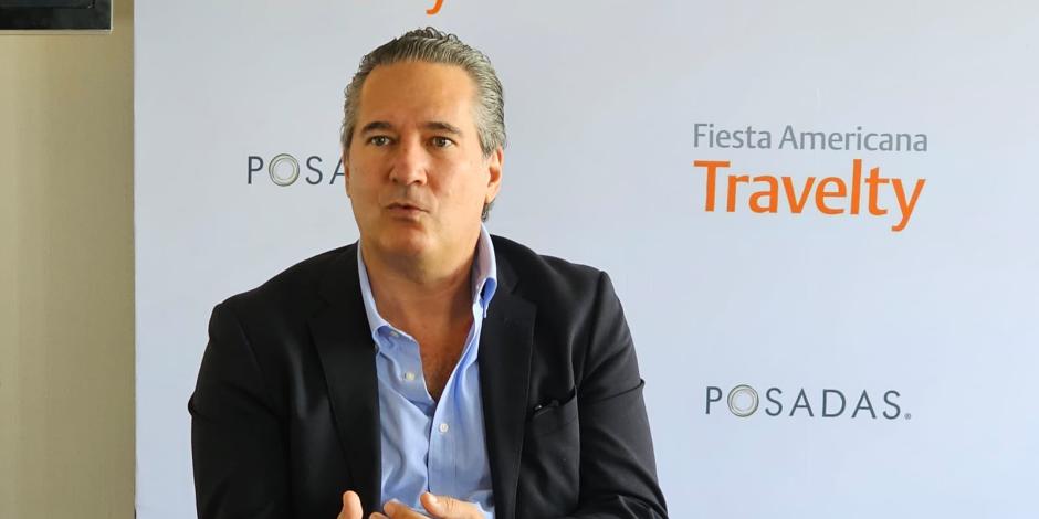 José Carlos Azcárraga, CEO de la empresa, ayer, en reunión con medios.