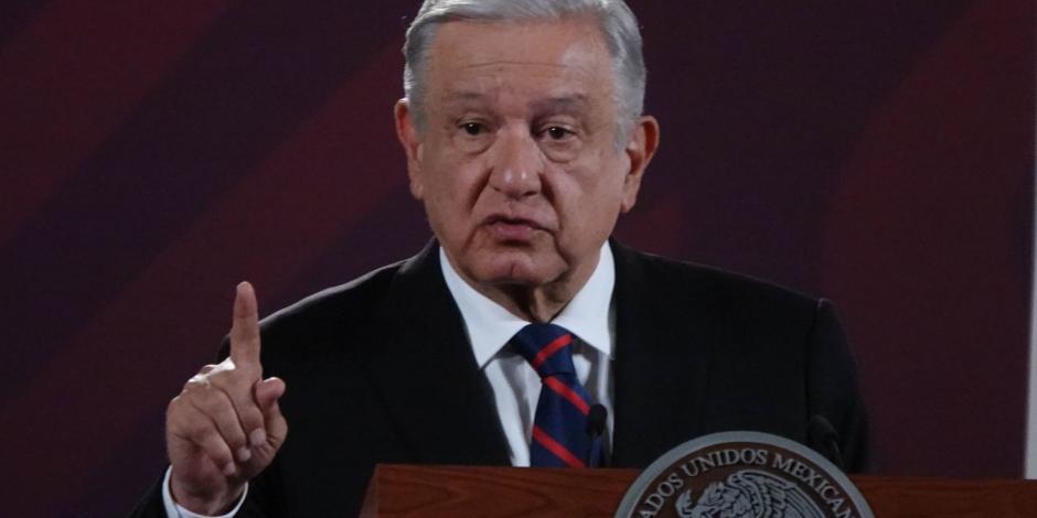 El Presidente López Obrador ofrece conferencia este 17 de julio del 2023, desde Palacio Nacional, en la Ciudad de México.