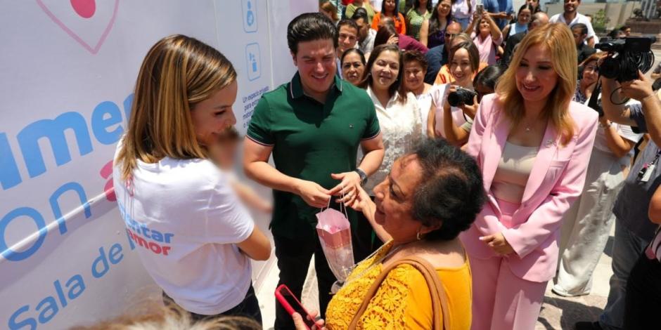 Mariana Rodríguez y Samuel García inauguran Salas de Lactancia en Nuevo León.