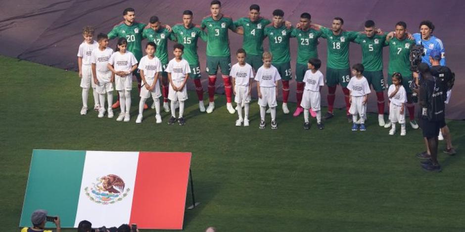Selección Mexicana en la final de la Copa Oro 2023