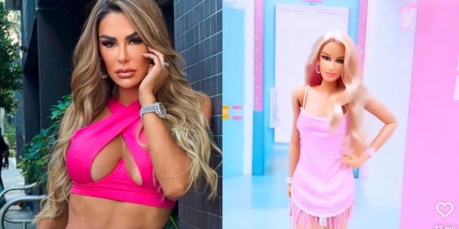 Ninel Conde se transforma en Barbie con una IA... y la critican : 'perturbador' (VIDEO)