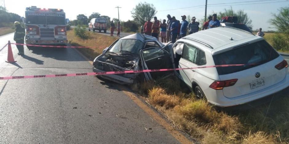 Accidente en Carretera Nacional dejó un muerto y 8 heridos.