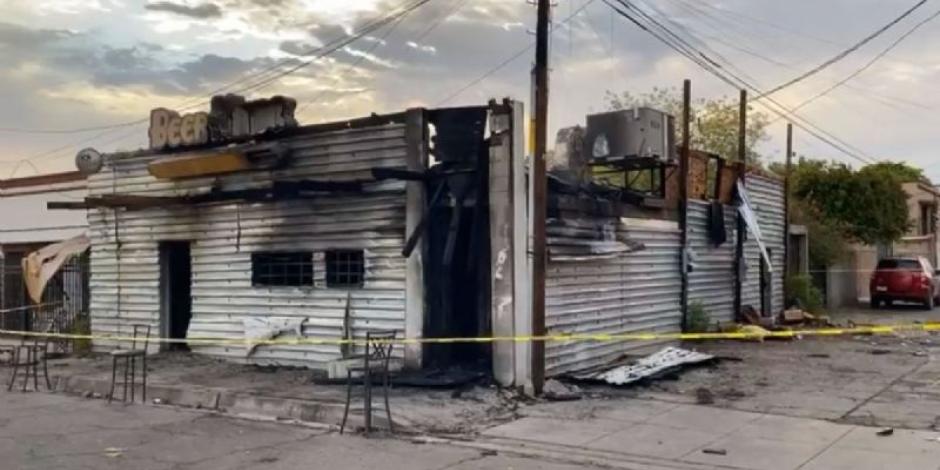 Bar incendiado en Sonora operaba sin permisos de Protección Civil, denuncia la regidora Rebeca Ching,