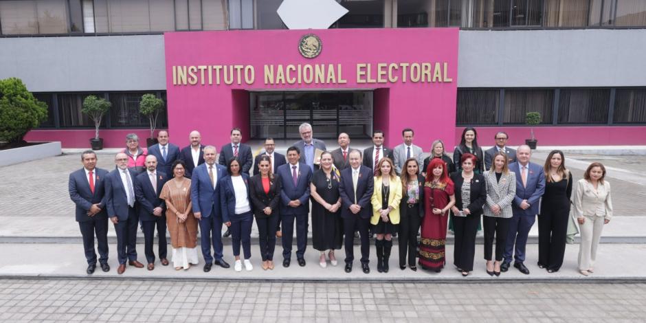 Sede del Instituto Nacional Electoral, en la Ciudad de México.