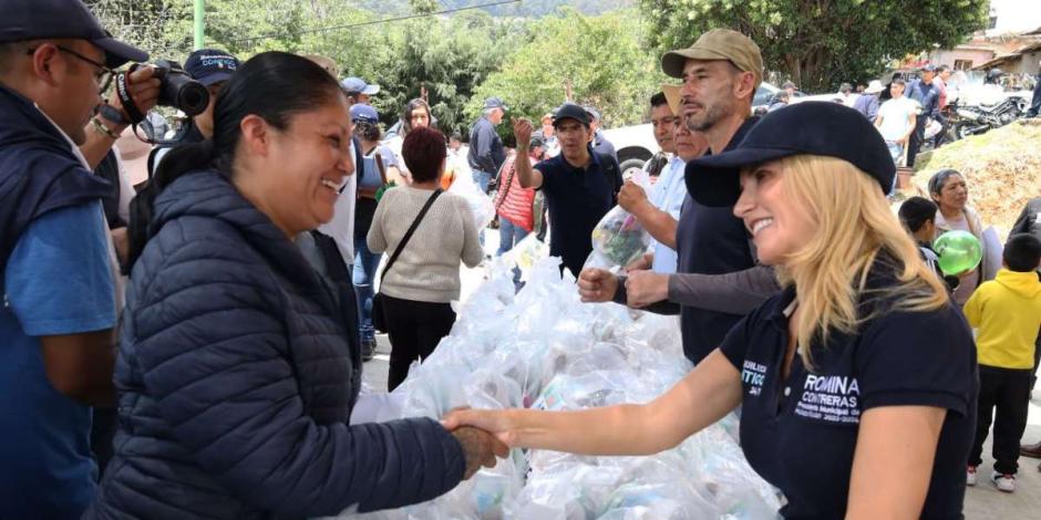 Huixquilucan entrega más de 24 mil apoyos alimentarios a familias vulnerables.