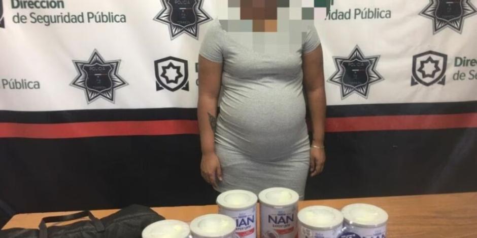 Causa debate en redes detención de una mujer embarazada que robó leche en polvo en Coahuila