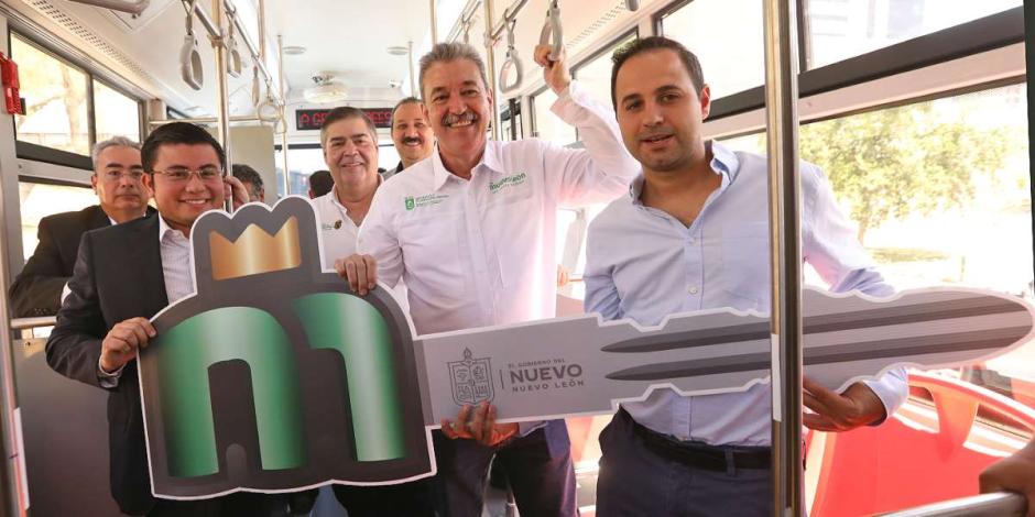 Nuevo León incorpora nuevas unidades de transporte que unirán 5 municipios