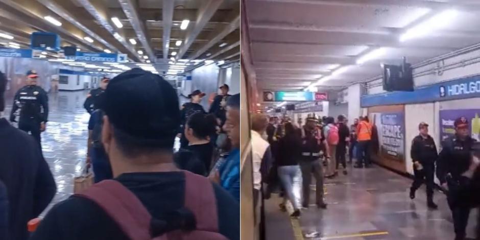 Un hombre presuntamente aventó a una joven a las vías del Metro CDMX.