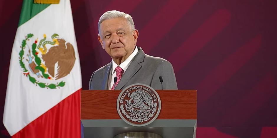 Andrés Manuel López Obrador este jueves 3 de agosto del 2023.