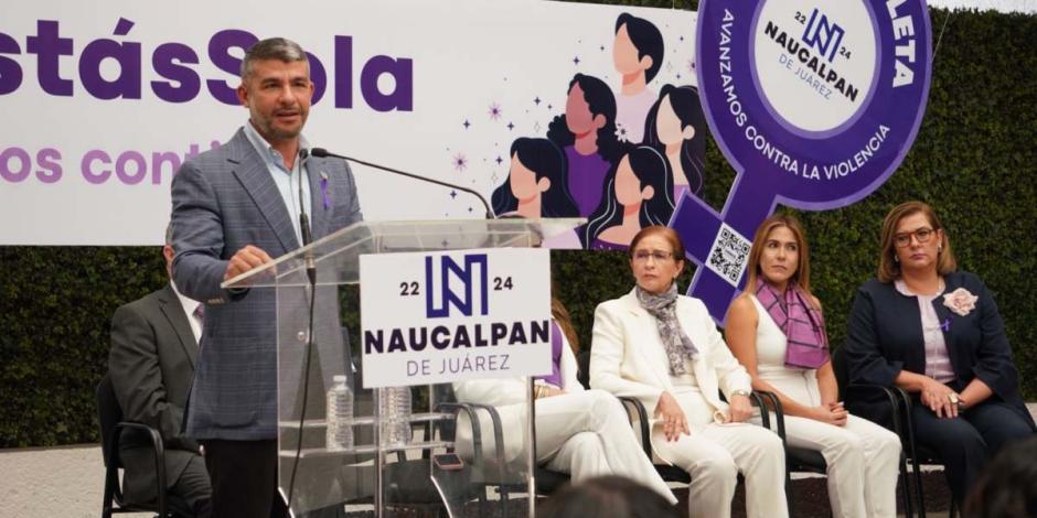 Mauricio Tabe lleva ‘Puntos Violeta’ a Naucalpan.