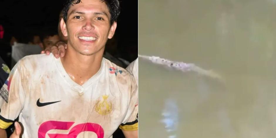 Futbolista Jesús López muere tras ser atacado por un cocodrilo.