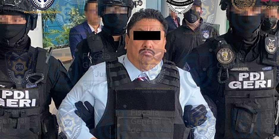 Uriel Carmona Gándara, fiscal de Morelos detenido por supuesta obstrucción de la justicia.