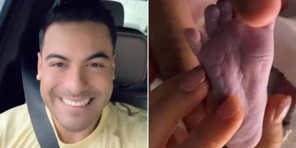 Carlos Rivera habla  por primera vez de su bebé con Cynthia Rodríguez: 'no cabemos de alegría'