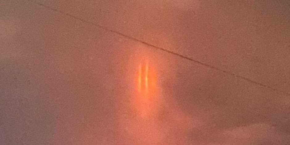 Aparecen lucen en el cielo de Villahermosa, Tabasco.