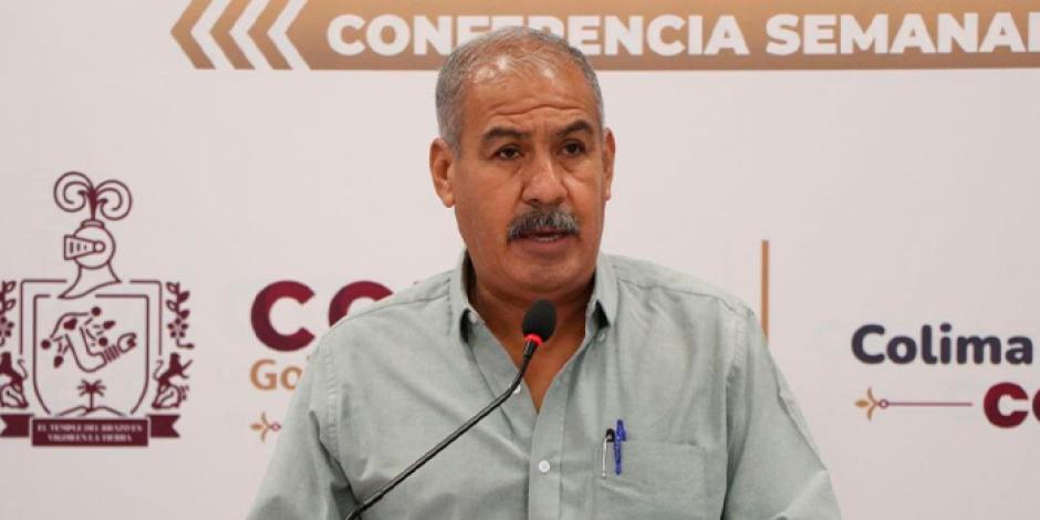 El titular de la Secretaría de Educación de Colima, Adolfo Núñez.