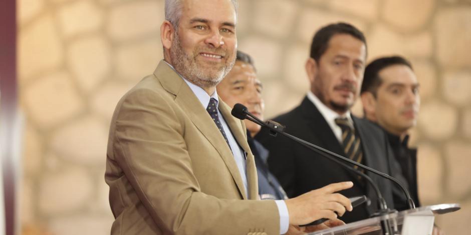 Alfredo Ramírez Bedolla, gobernador constitucional de Michoacán.