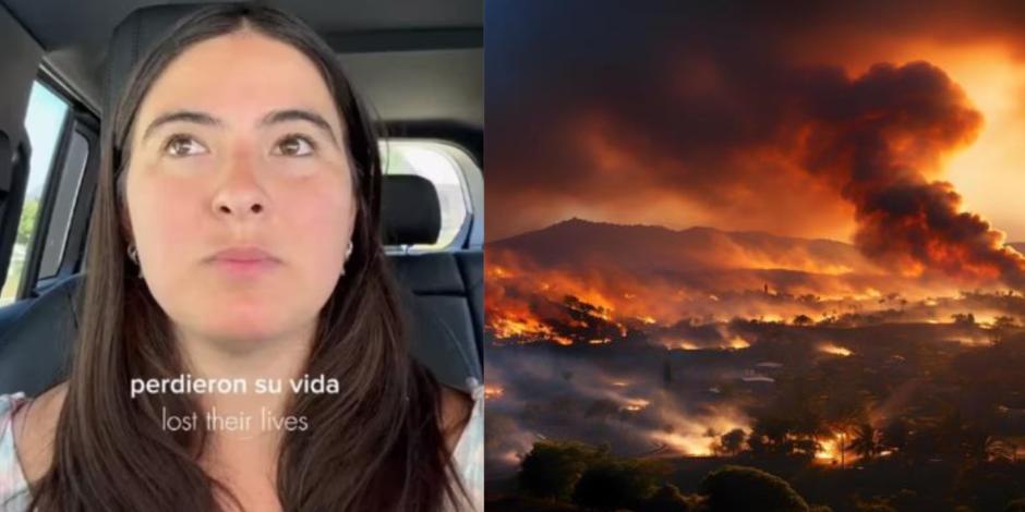 'Ahora todo está destruido': Mexicana cuenta el 'infierno' que fue tratar de salir de Hawái por los incendios