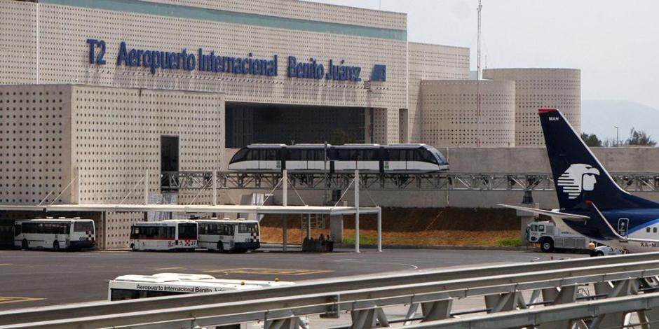 Aeropuerto Internacional Benito Juárez de la Ciudad de México.
