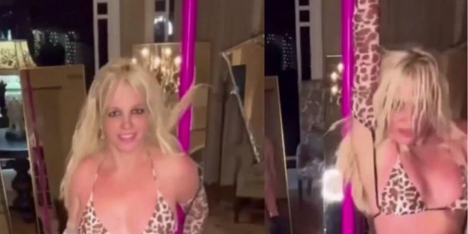 Britney Spears preocupa por su perturbador baile de pole dance