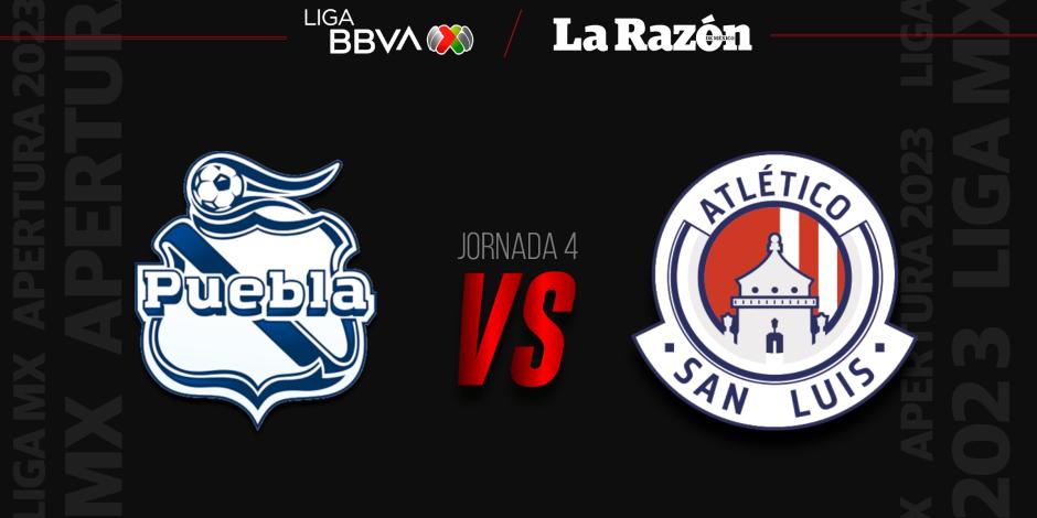Puebla vs Atlético San Luis Jornada 4 Liga MX