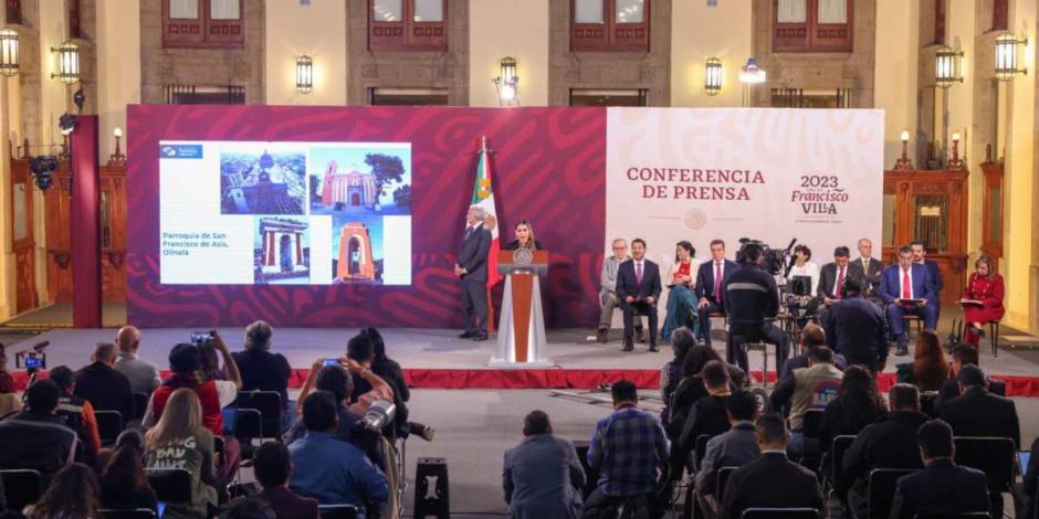 Evelyn Salgado anuncia inversión de 49.2 mdp en obras de reconstrucción del patrimonio cultural en Guerrero.