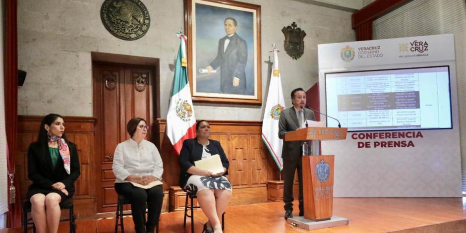 Más de 80 alcaldes veracruzanos respaldan denuncia de Cuitláhuac García contra jueces federales.
