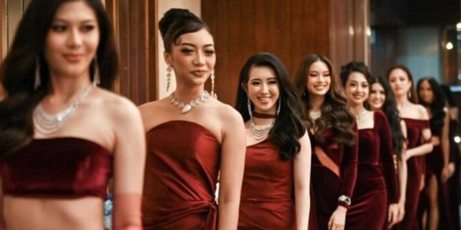 Aspirantes a Miss Universo en Indonesia denuncian acoso sexual; organizadores las obligaron a desvestirse y luego les hicieron 'un chequeo corporal' para buscar cicatrices o celulitis.