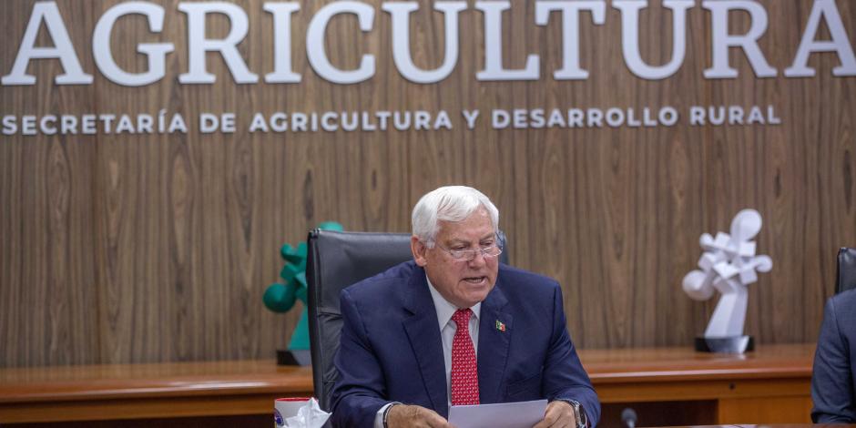 El secretario de Agricultura y Desarrollo Rural, Víctor Villalobos Arámbula.