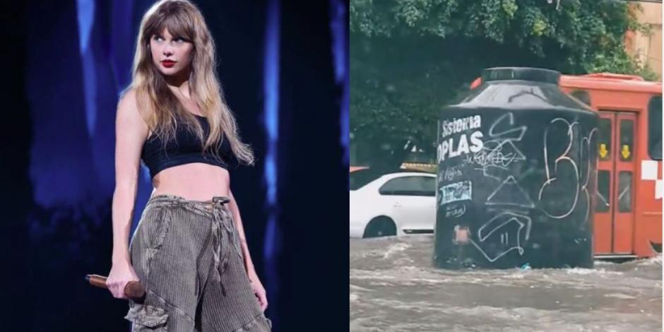 Taylor Swift viene a México para sus conciertos y usuarios afirman que verá el tinaco viral