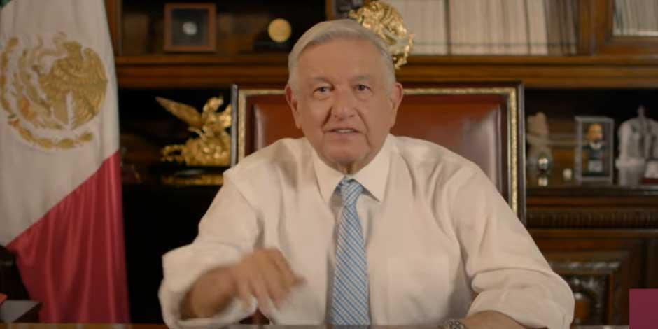 En la imagen, el presidente de México, Andrés Manuel López Obrador