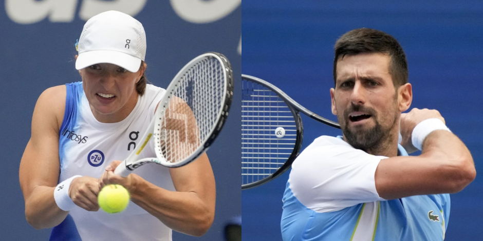 Djokovic y Swiatek apuntan a la cima del US Open