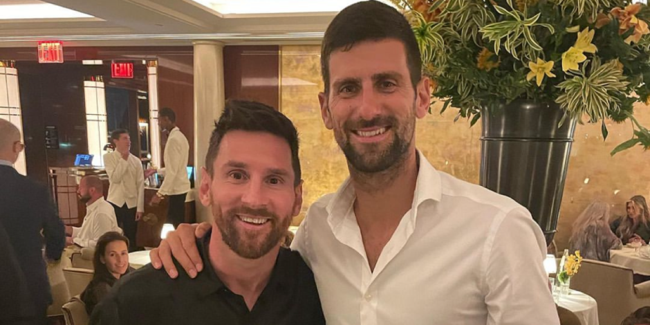 Novak Djokovic llena de elogios a Lionel Messi