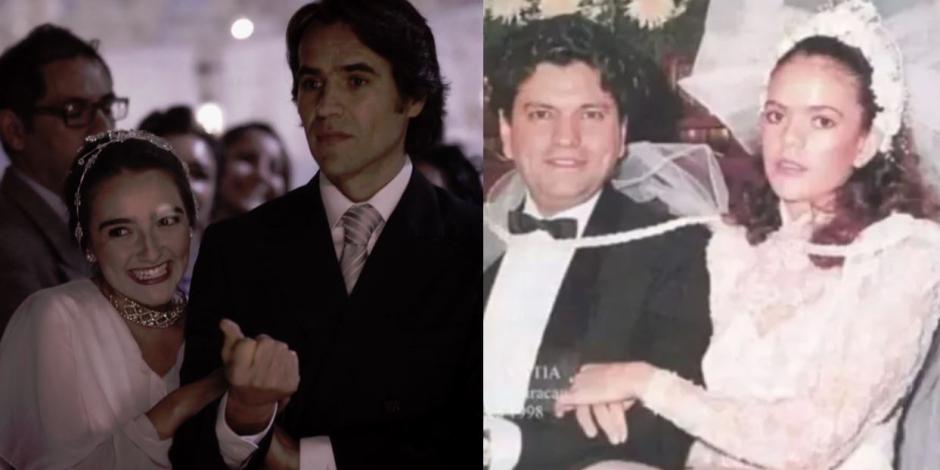 Así fue en la vida real la boda de Aline Hernández y Sergio Andrade