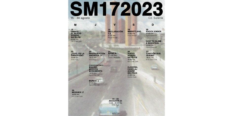 Cartel del festival SM1723