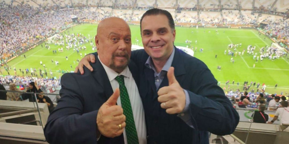 Enrique Bermúdez y Christian Martinoli son dos grandes de la narración deportiva mexicana.