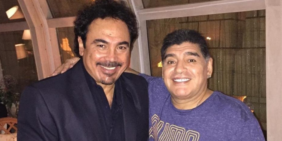 Hugo Sánchez y Diego Armando Maradona en Europa
