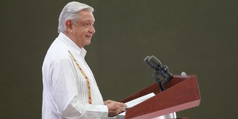 Andrés Manuel López Obrador, presidente de México rindió su V Informe de Gobierno en Campeche