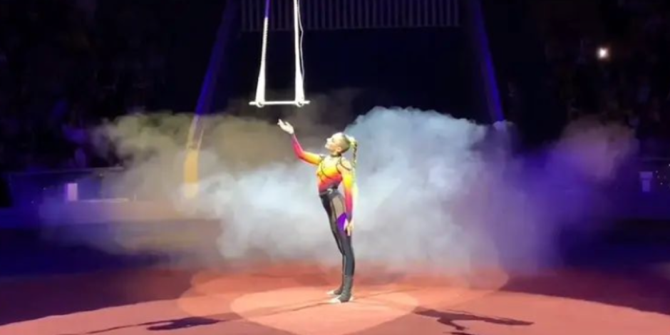 Maria Smetanova sufrió una impactante caída en show del Circo Crocus