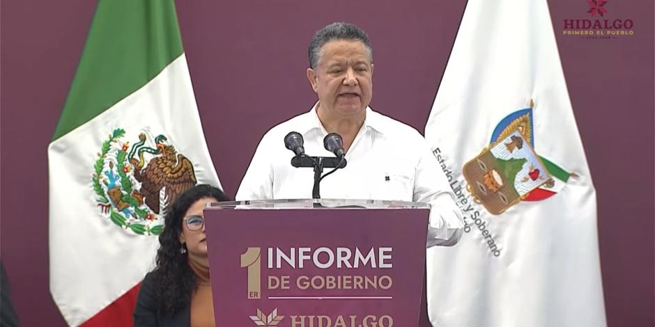 Julio Menchaca, gobernador constitucional del Estado de Hidalgo.