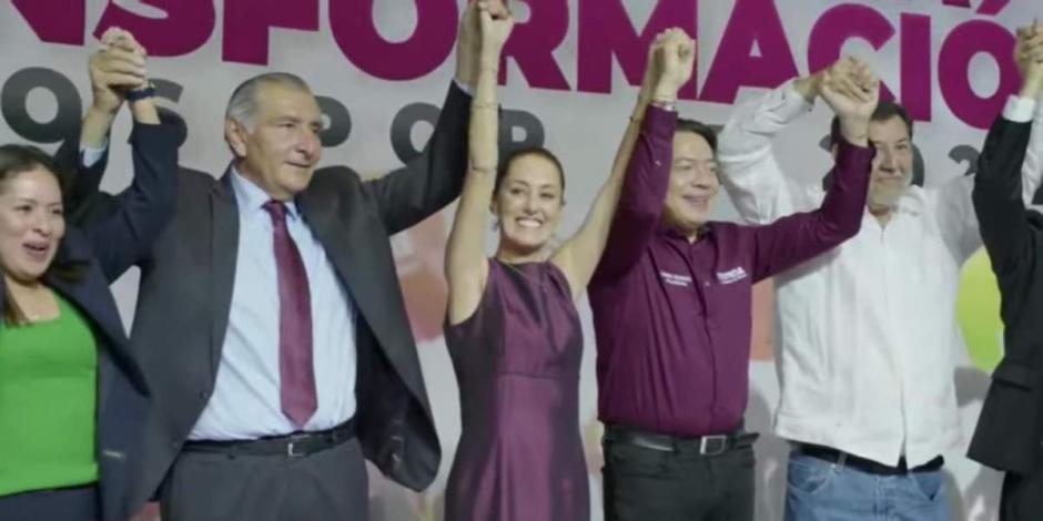 Encuestas de Morena dan triunfo a Claudia Sheinbaum para ser candidata rumbo al 2024.