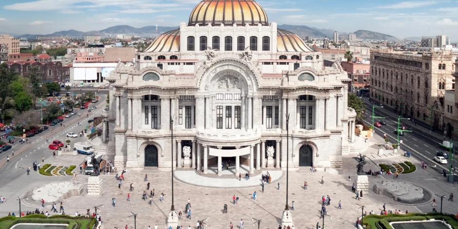 El Palacio de Bellas Artes en la Ciudad de México.