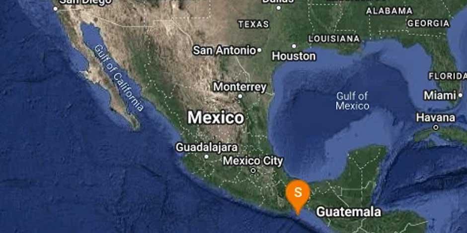Reportan sismo de 4.1 grados en Salina Cruz, Oaxaca